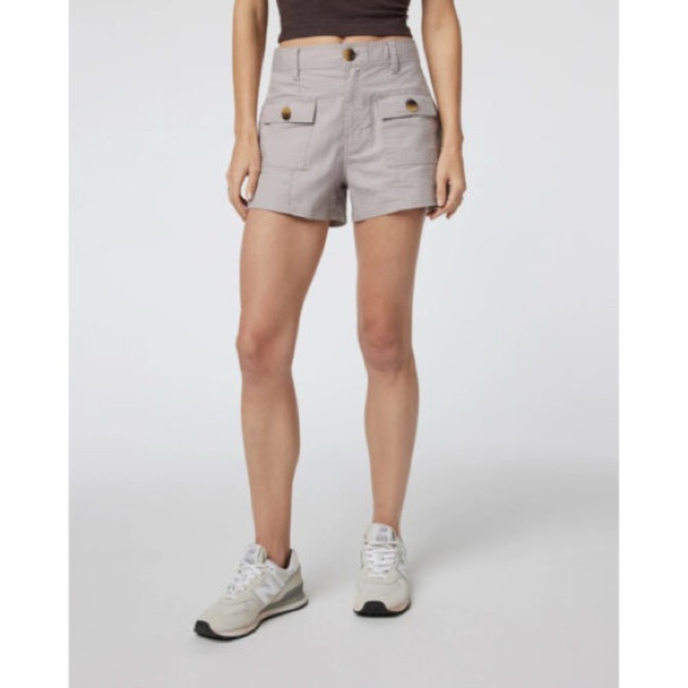 Vuori Vintage Ripstop Utility Shorts Gray XXL Organic Cotton